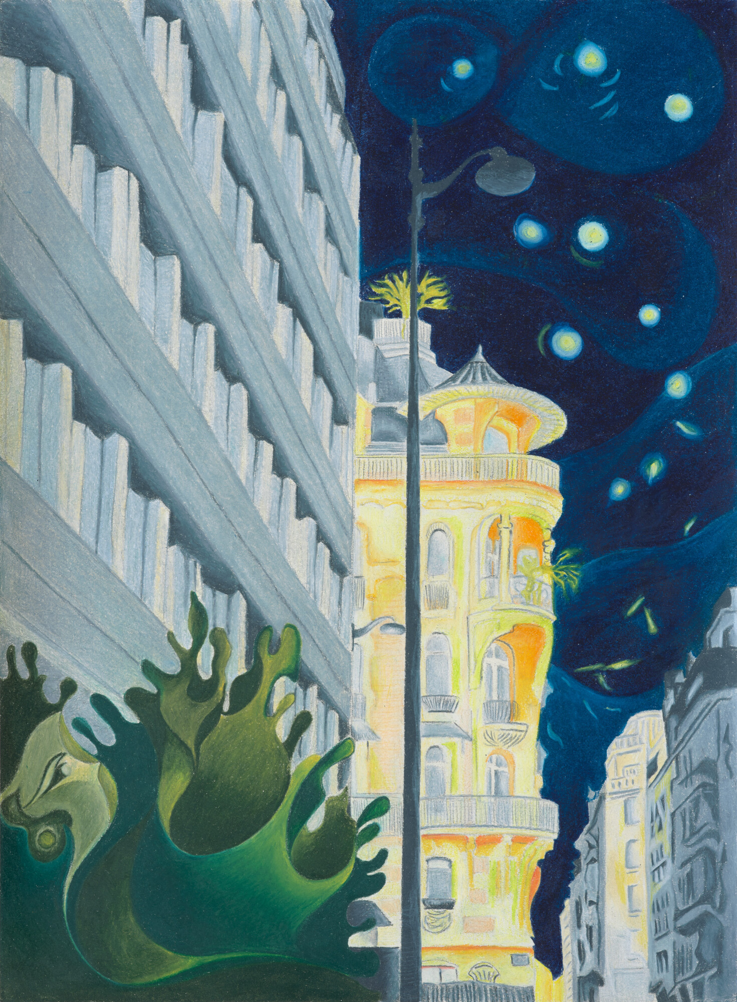 CROQUIS_UNE_RUE_LA_NUIT